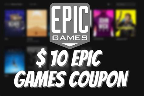 epic games discount coupon