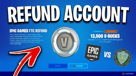 epic games fortnite account refund