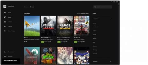 epic games launcher my library