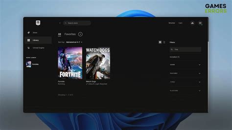 epic games launcher not finding games