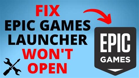 epic games launcher not opening windows 10