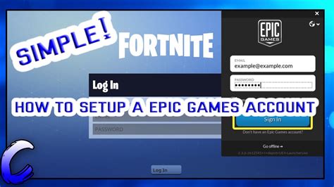 epic games login account fortnite