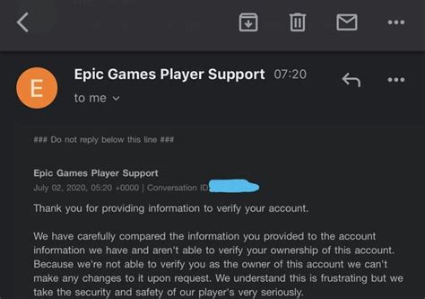 epic games player support page