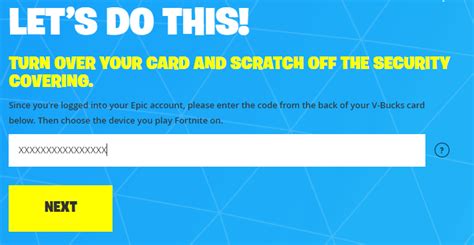 epic games redeem code vbucks