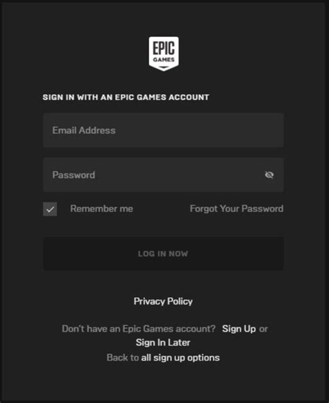 epic games sign in issues