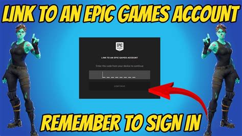 epic games sign in to switch account