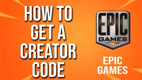 Epic Games Store Creator Code