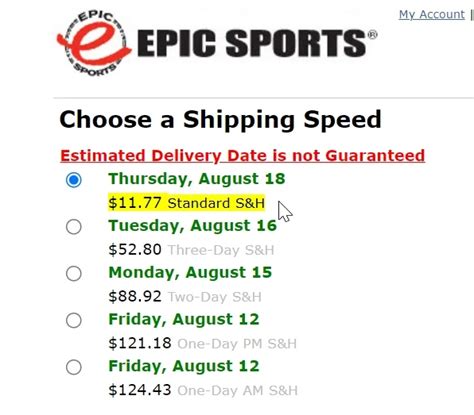 epic sports shipping code