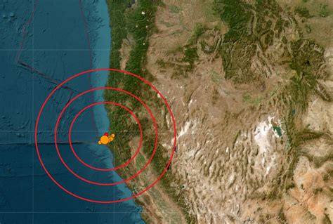 epicenter of today's earthquake in california