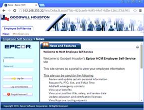 epicor employee portal login