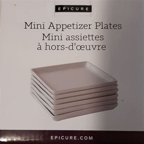 Epicure Mini Appetizer Plates
