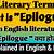 epilogue what epilogue meaning