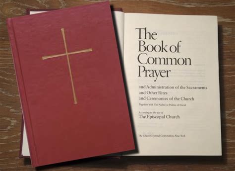 episcopal book of common prayer with hymnal