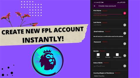 epl fpl account log in