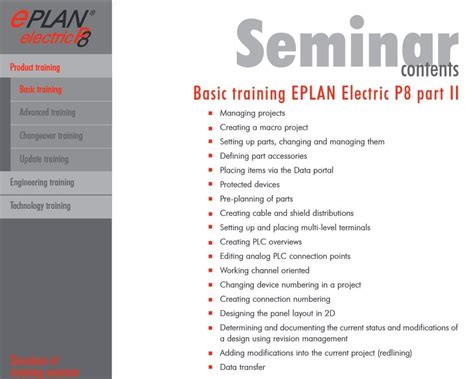 eplan electric p8 basic training pdf
