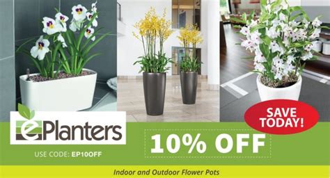 Best deals and coupons for ePlanters. com Self watering planters