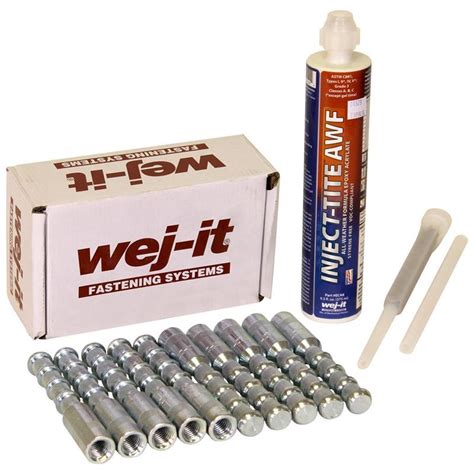 Epoxy Anchor Bolt Kit