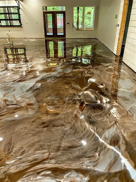 Pin by Tyler Walstrom on Building ideas Epoxy floor, Metallic epoxy