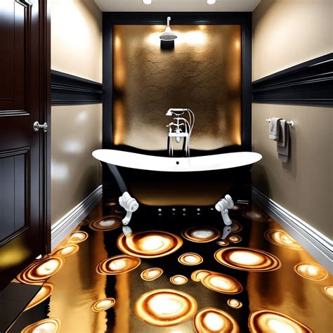 Epoxy Metallic Bathroom