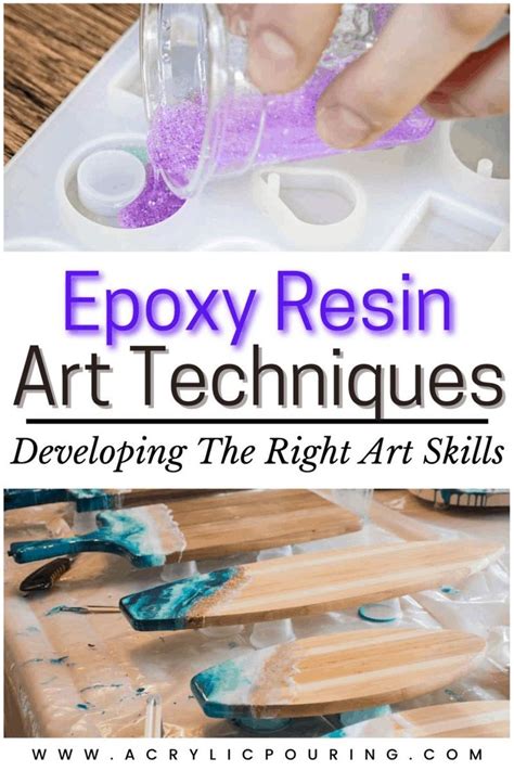 epoxy resin arts and crafts step by step
