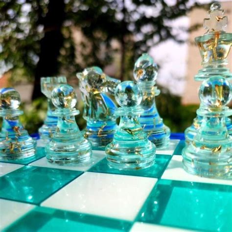 Epoxy Resin Chess Set