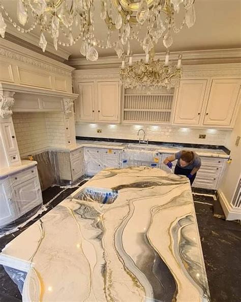 Epoxy Resin On Worktop