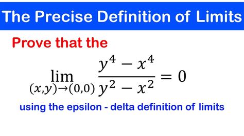 epsilon-delta definition of a limit of two variables