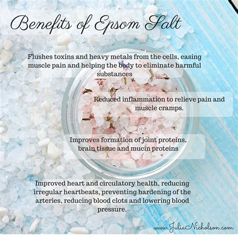 epsom salt bath benefits for rash