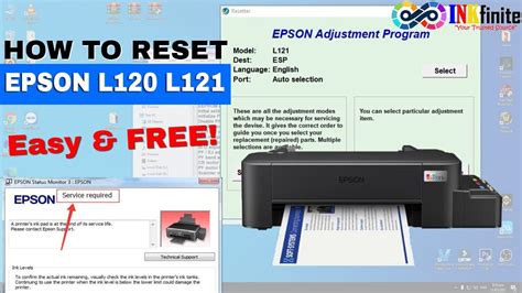 Epson EcoTank L121 Resetter Adjustment Program Free Download