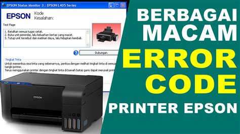 Printer Error Epson L550 Tutorial Lengkap