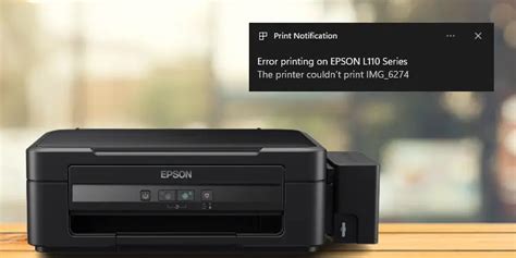 Epson Error In Printing