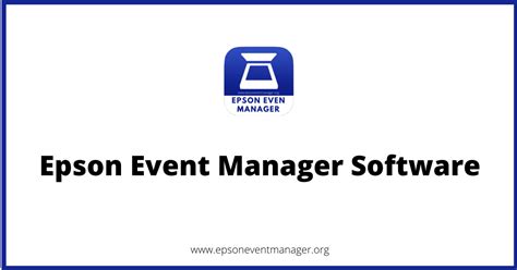 epson event manager software for scanning