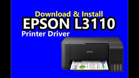 epson l3110 driver instalation