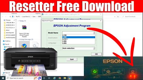 Epson Printer Waste Ink Pad Counter Reset Software