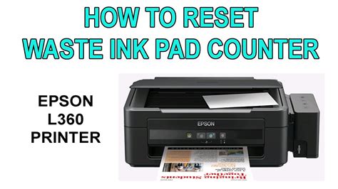Epson Reset Waste Ink Pad Counter Initialize