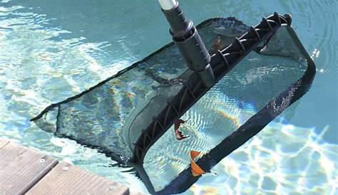 Epuisette de fond de piscine grande capacité en PVC H2o
