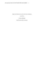equal pay research paper