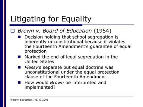 equal protection doctrine of 14 amendment