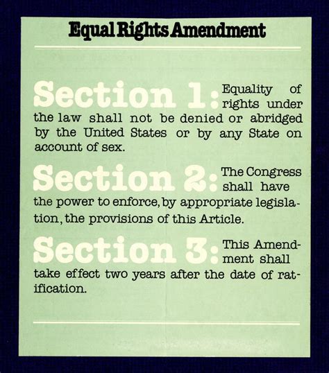 equal rights amendment apush definition