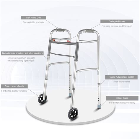 Equate Folding Walker Assembly