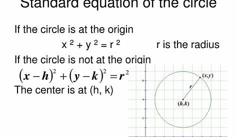 PPT 10.6 Equations of a Circle PowerPoint Presentation