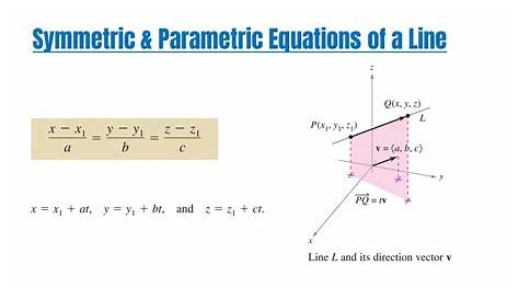 Equation Of A Line Formula 3d Parametric s In 3D YouTube