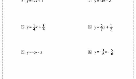 Equation Of A Line Practice Worksheet s nd Slope s 8th Grade Math In 2020