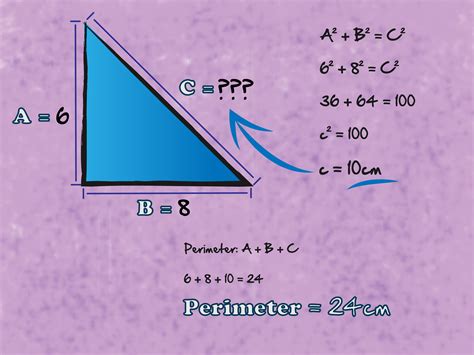 equation to find perimeter of a triangle