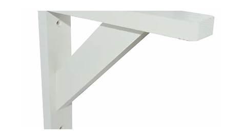 Equerre bois blanc, L.15 x l.15 cm Leroy Merlin