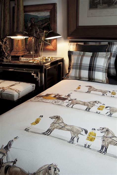 equestrian bedroom decor patterns and motifs
