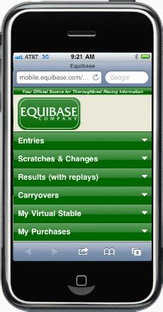 equibase mobile com