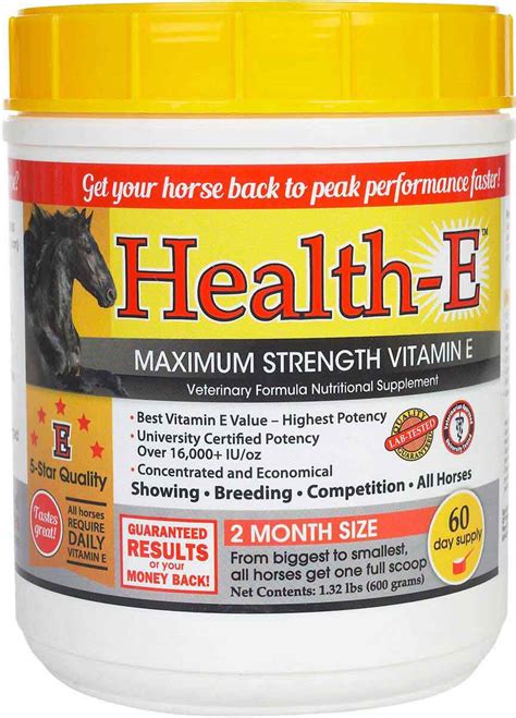 equine vitamin e supplement