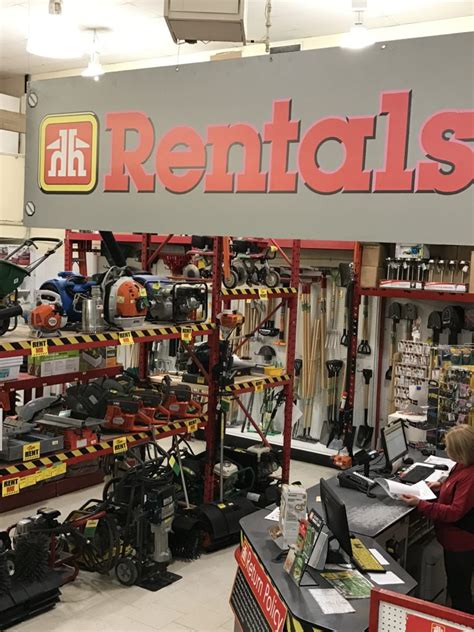 equipment rental shops