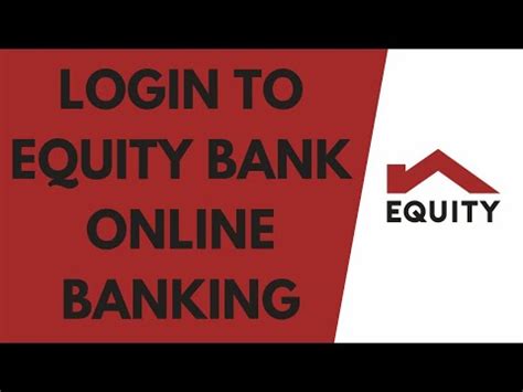 equity bank account login